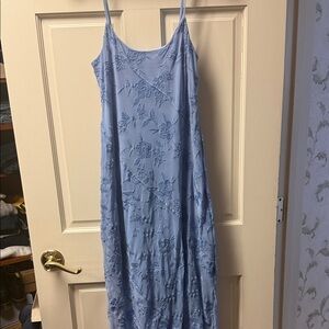 Altar'd State Blue Asymmetrical Dress